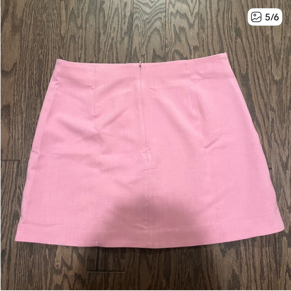 Maeve Pink Mini Skirt - Picture 5 of 6